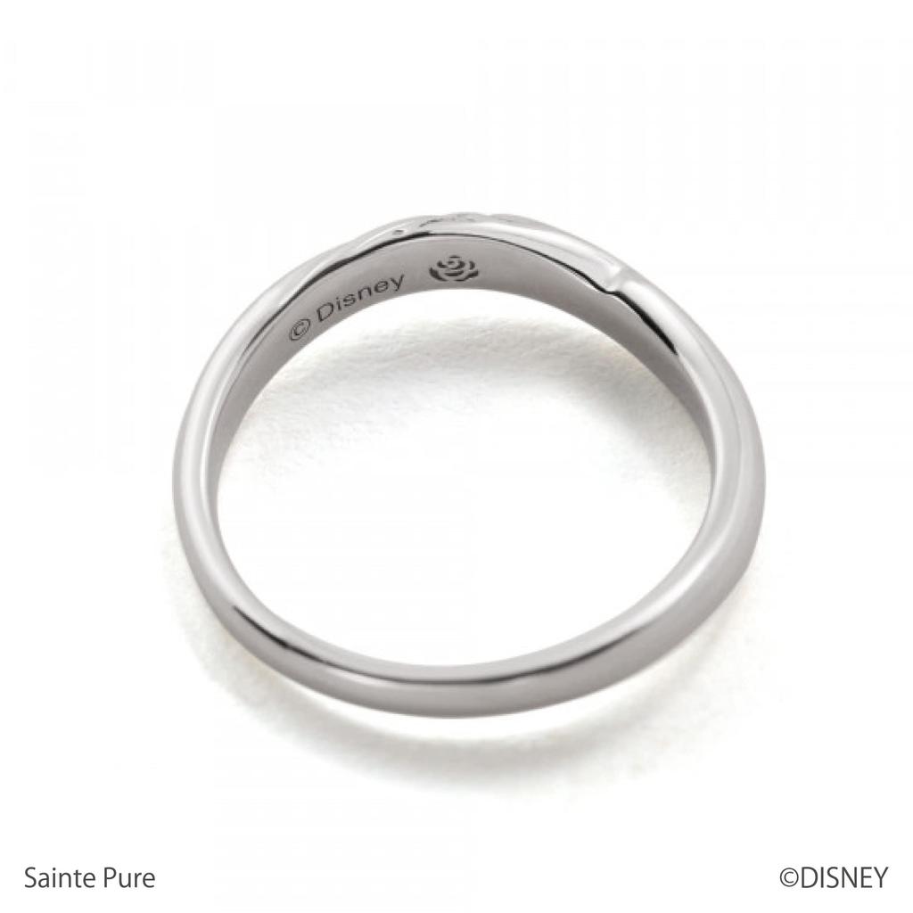 Bloom Official Disney Beauty and the Beast Silver Japanese Size 17 Men's Rhodium-Plated Rings, 0770-1424-0012-0017,