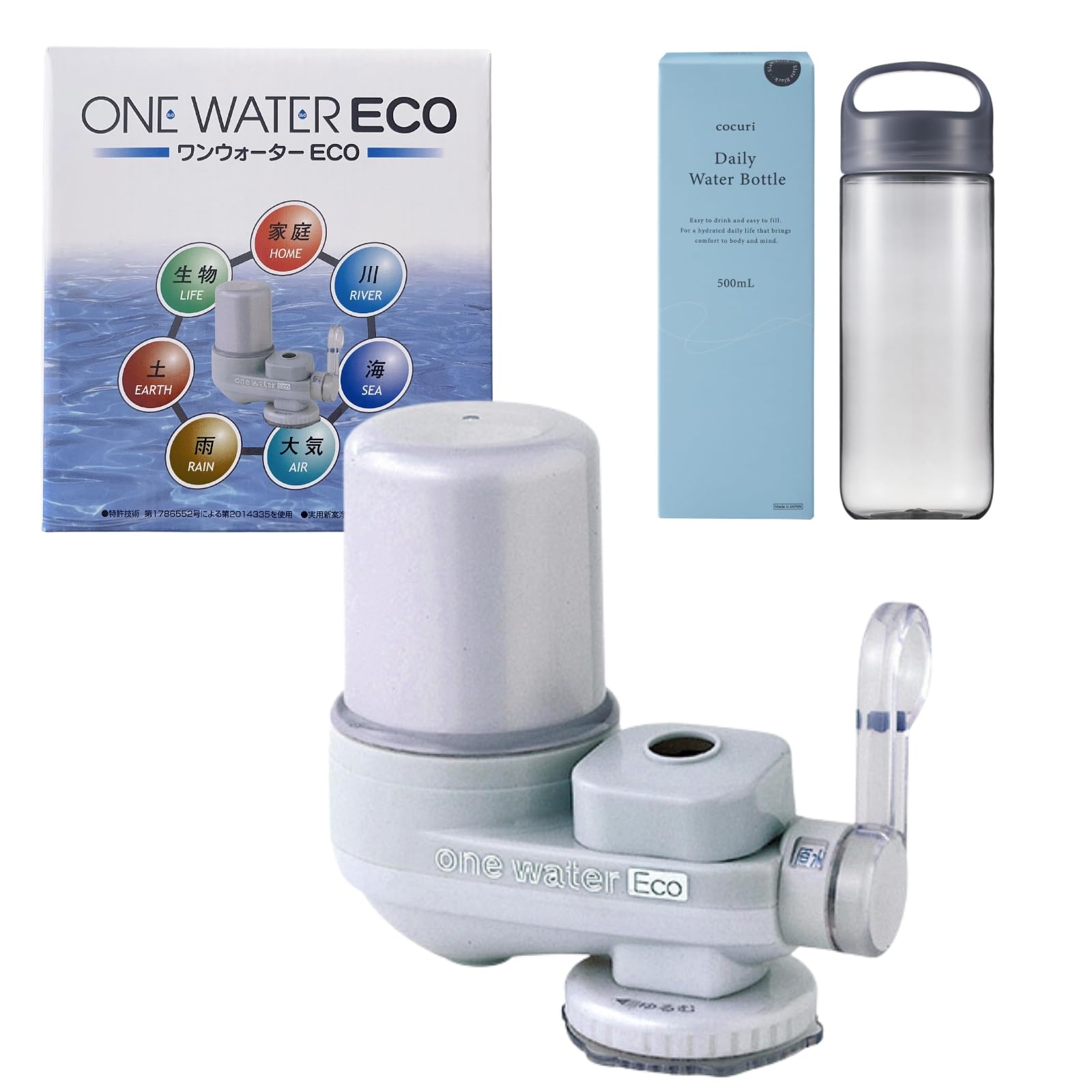 

Очиститель воды Grain Water One Water ECO, бутылка для ежедневной воды 500 мл, авторизованный дистрибьютор Free Science [Marna Present]