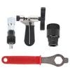 Bicycle Repair Tool Kit Hex Wrench Chain Breaker Bottom Bracket Crank Extractor Puller Maintenance SetBlack Bottom