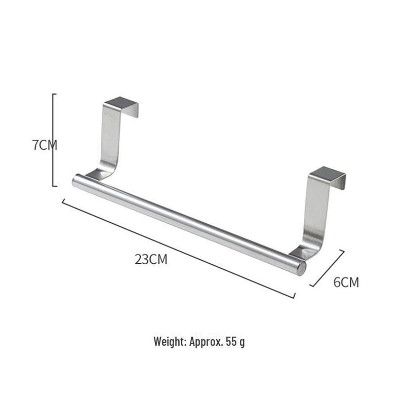 

Вешалка для полотенец из нержавеющей стали без перфорации для дверец кухонных шкафов