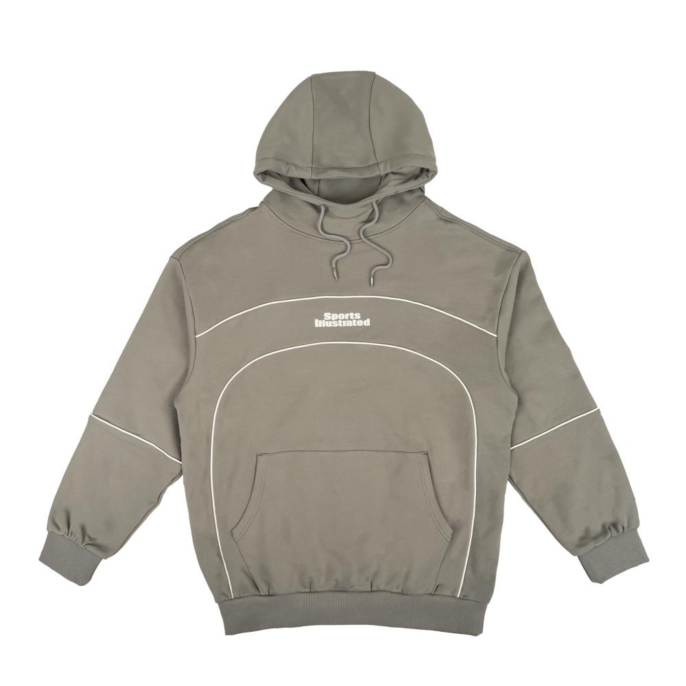 Худи Sports Illustrated с контрастной окантовкой (хаки) Khaki/S