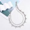 Metal Rivet Hip Hop Waist Chain For Unisex Stage Performance And Dance Costumes