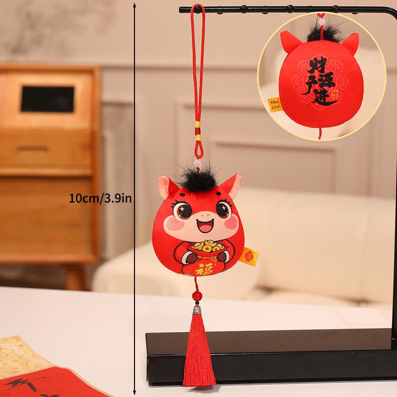 Christmas Plush Keychain Christmas Tree Deco Plush Keychains Backpack Christmas Party Gift Items Souvenirs Santa Claus Reindeer Xmas