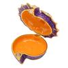 Conch Jewelry Box Vintage Luxury Decorative Hand Painted Crystal Trinket Jewelry Boxes for Ring