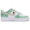 Nike Air Force 1 Abrasion Resistant Slip Resistant Low Top Skateboard Shoes Women's White Green DD8959-100(Team24-S-BOX)