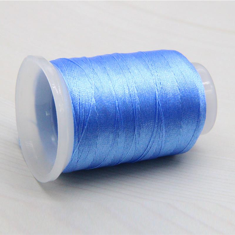 Vibrant Ice Silk Tassel Thread: 51 Colors for DIY Bracelets & Necklaces