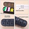 New Weekly Double-layer Premuim Portable Pill Storage Cases Box Organizer 7 Days 14 Grids 2 Times A Day for Vitamins Fish Oils