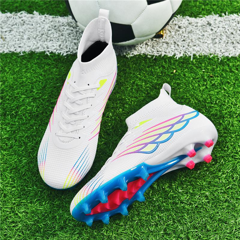Unisex Football Shoes Men's Long Nail Training Sneakers Children Football Boots Youth Football Boots Soccer Shoes for Kids