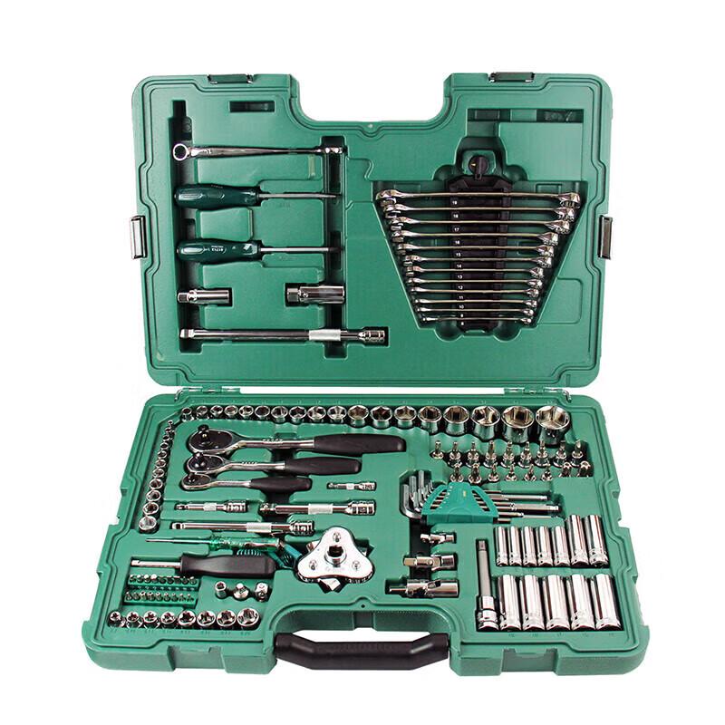 SATA 128-Piece Multi-Drive Automotive Mechanic Tool Kit