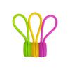3/10pcs Reusable Magnetic Cable Ties Cable Management OrganizerSilicone USB Data Cord Winder Earphone Wire Protector Ties Stand