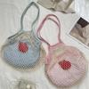 Summer Seaside Play Net Pocket Simple Niche Woven Women's Bag Fashion Shoulder Bag Shopping Fishing Net Bag