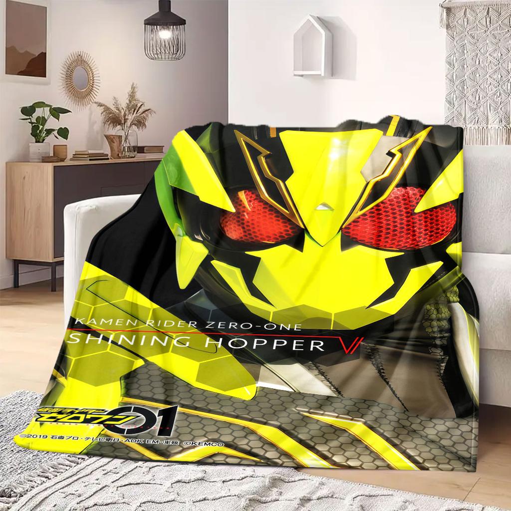 Showa Kamen Rider Flannel Blanket Warm,Comfortable,Suitable for Bedrooms,Sofas,Beds,Chairs,Picnics,Travel