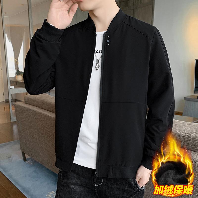 Spring and Autumn New High-end Thin Baseball Collar Jacket Fashion Casual Korean Trendy Men's Jacket