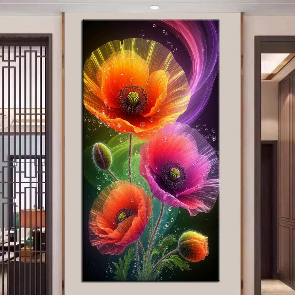 Beautiful flowers DIY Diamond Painting Cross Stitch Full Drills Diamond Mosaic New Collection Home Decor