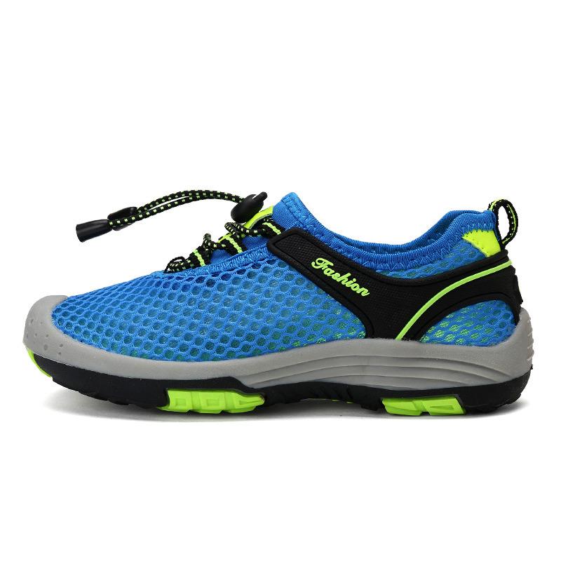 

Летняя сетчатая обувь для мальчиков, дышащие пляжные кроссовки, детская нескользящая обувь для активного отдыха, детская обувь для плавания, размеры 28-40 tenis de niño 28