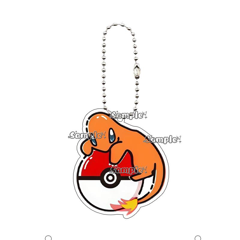 

Anime Pocket Monsters Charmander Bulbasaur Squirtle Cartoon Acrylic Keychain Pendant Backpack Fashion Jewelry Accessories Gifts about 5cm