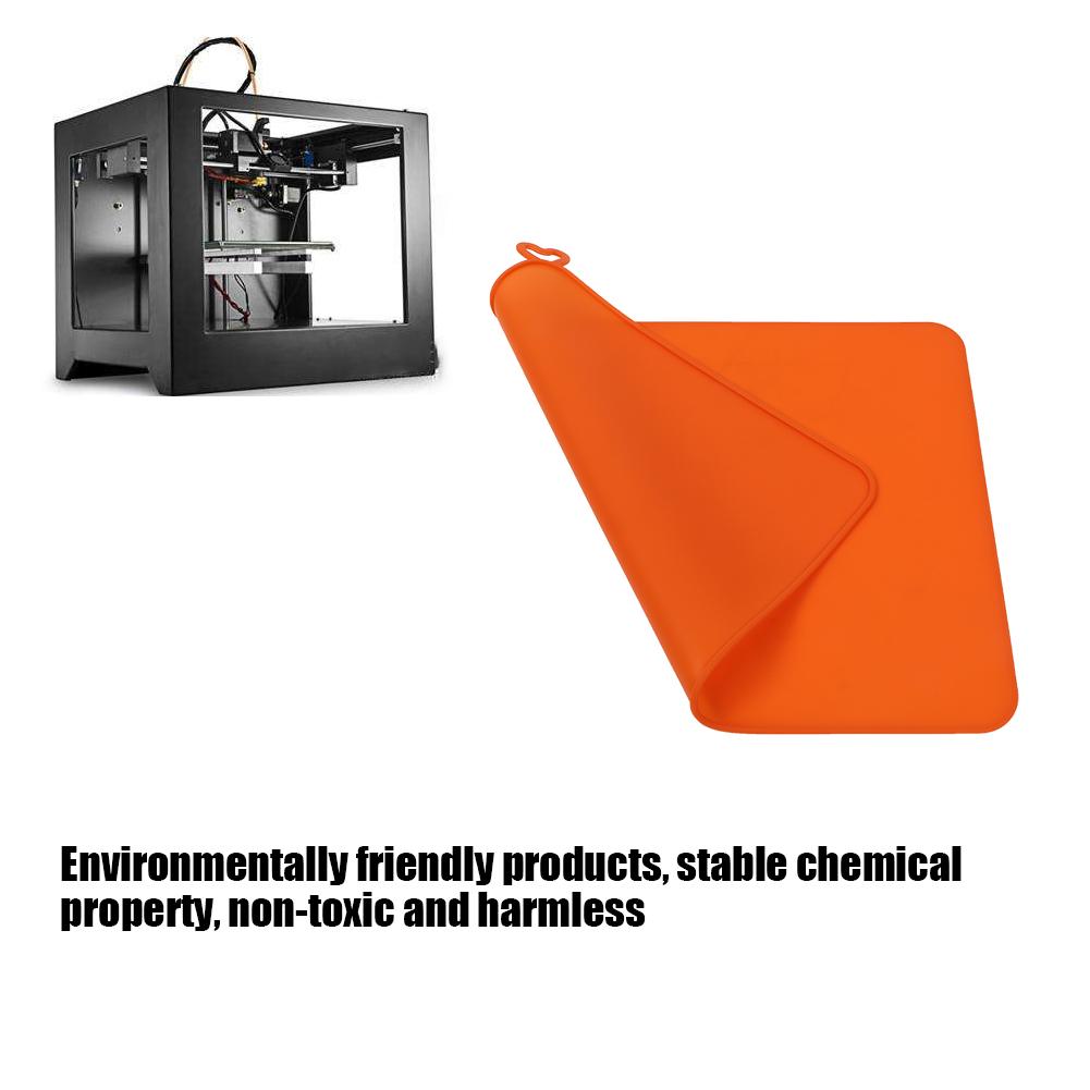 3D Printer Silicone Mat Orange Soft Anti Slip Photosensitive Resin Pad Accessories
