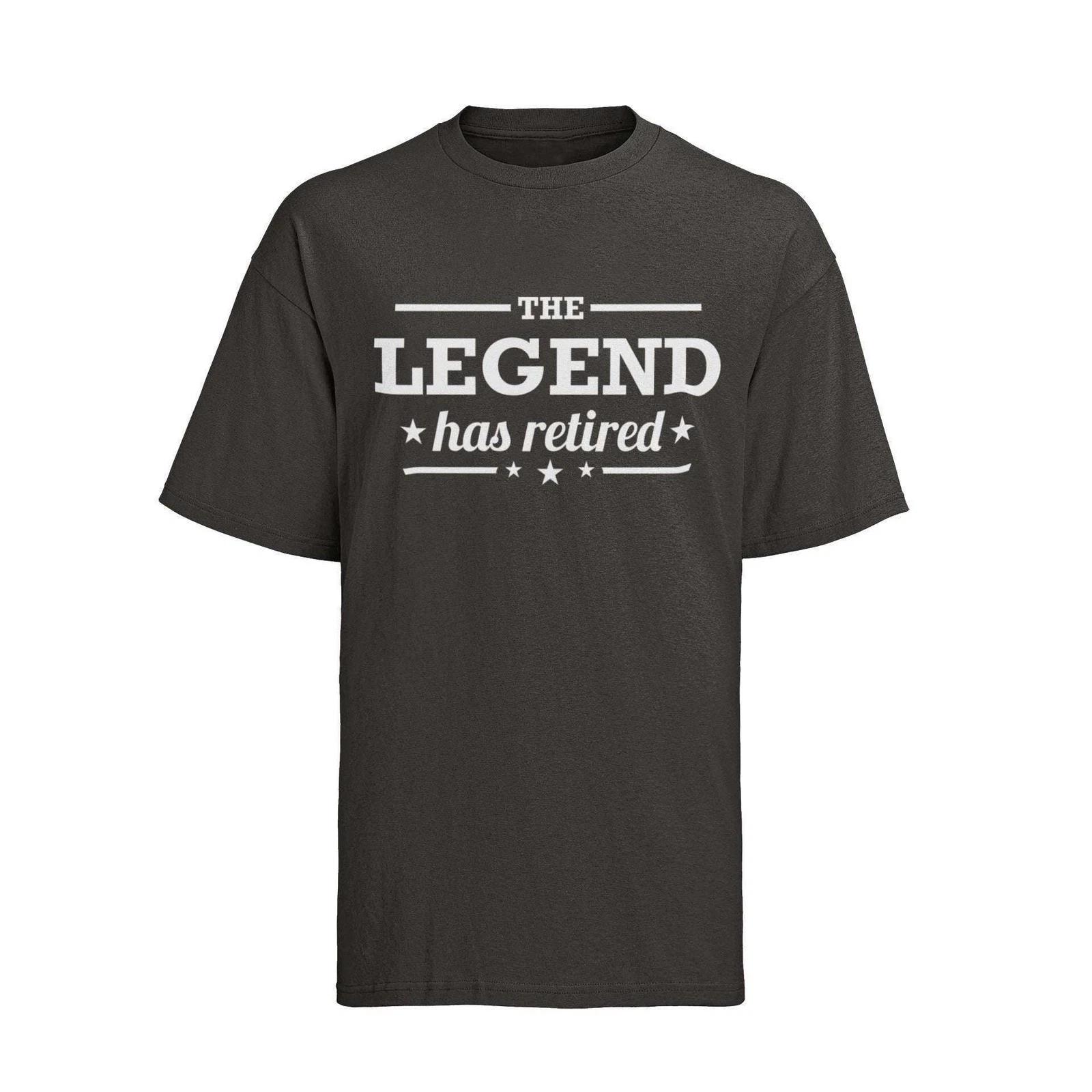 Funny Retirement Gift The Legend Has Retired T-Shirt Novelty Present Dad Grandad 3XL