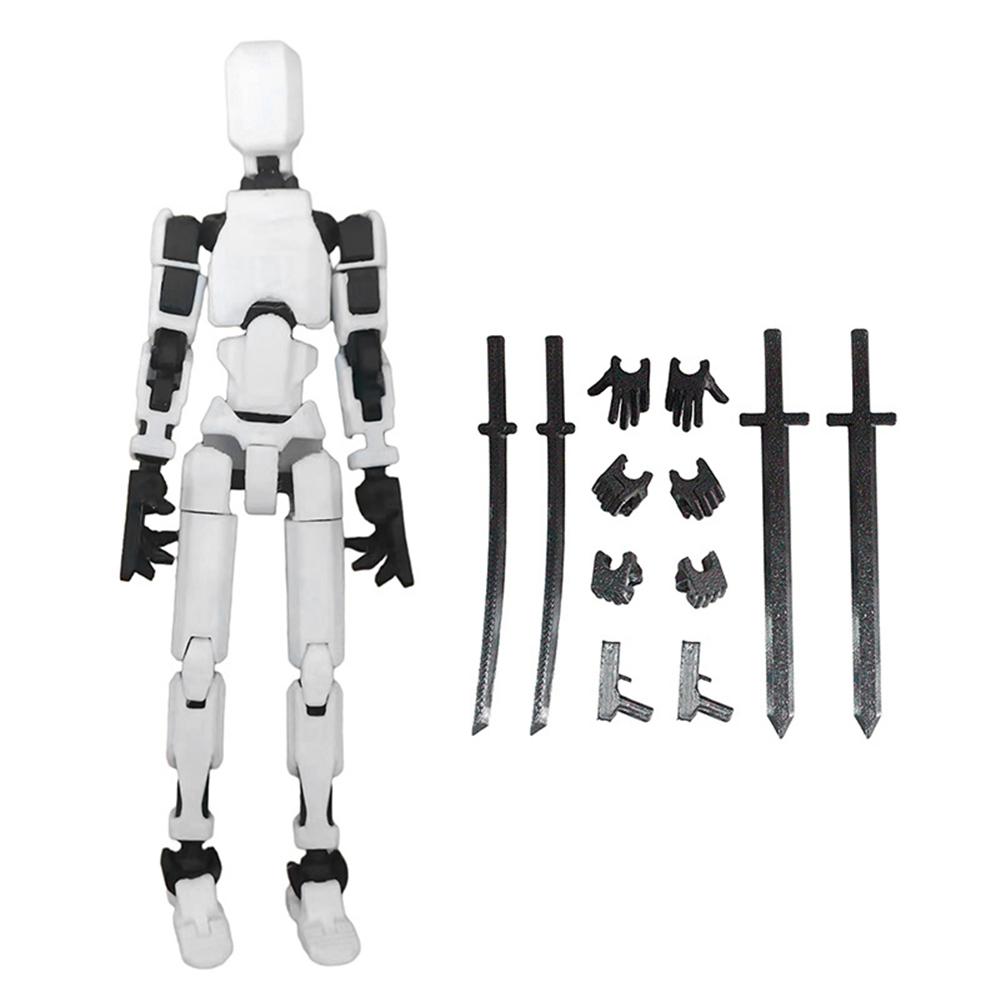 1 Set Multi-Jointed 3D Printed Movable Shapeshift Robot 13 Dummy Action Figures Mannequin Toyslucky Toys Kids Adults Game Gifts
