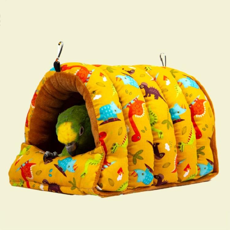 Fashion Pet Bird Parrot Cages Windproof Hammock Hut Tent Bed Hanging Cave