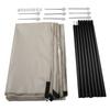 Sun Shade Sail Multipurpose Thickened Sunscreen Coating Rainproof Sunshade Canopy for Patio Garden O