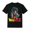 Dragon Ball Z "Goku Super Saiyan Blue" Anime Black T-Shirt Streetwear Pop Rock Concert Fan Merch T-Shirt