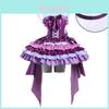 Costume Cosplay Puella Magi Madoka Magica en Tissu Satiné Pour les Fans de Jeu de Rôle Anime