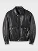 Frage 80S Vegetable Lambskin Bomber Jacket