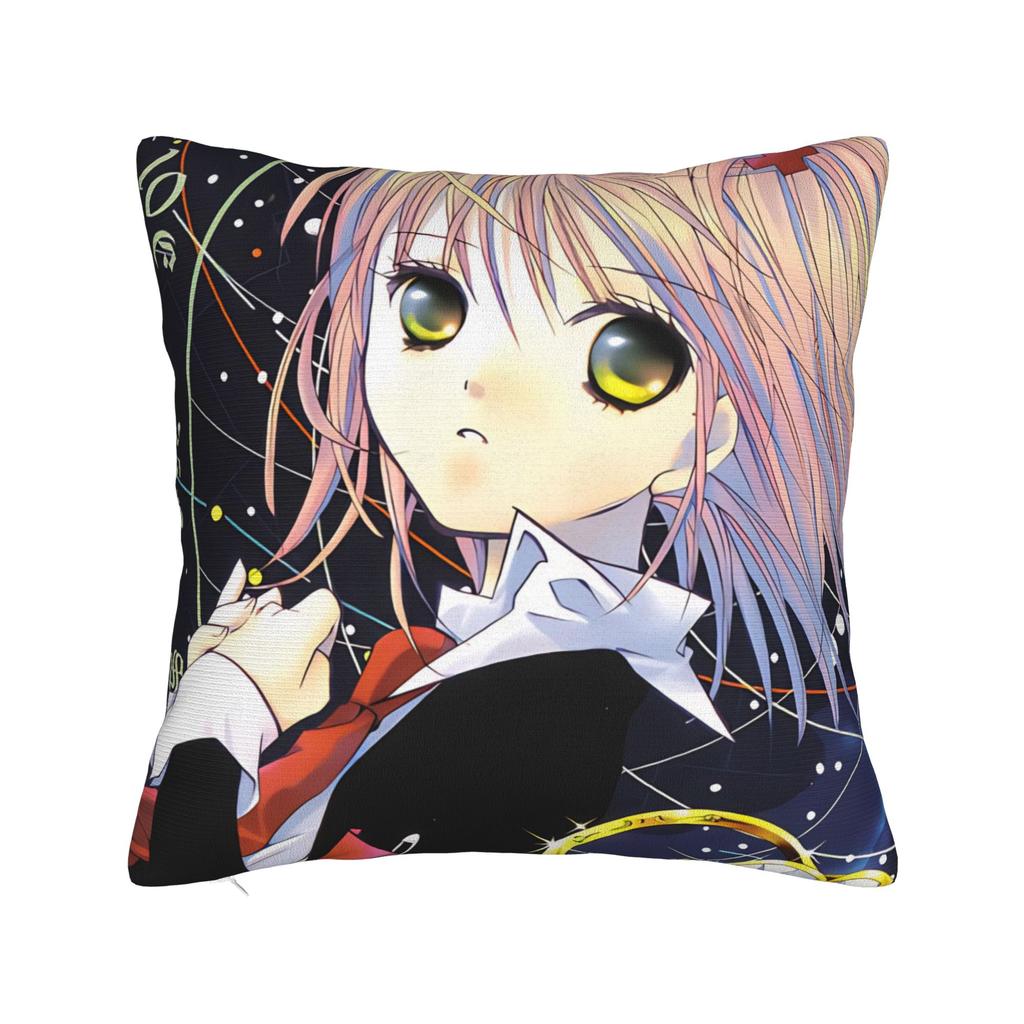 Anime Shugo Chara Square Pillow Case Hinamori Amu Cushion Cover Awesome Zippered Decorative Pillowcase for Living Room cm