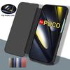 360 Plná Ochrana Zrcadlový Vyklápěcí Stojánek Držák Kryt na Telefon Pro POCO X7 X6 Pro Pouzdro Pro POCO F6 M6 X5 F5 X4 X3 NFC X7 Pro 5G Pouzdra