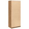 Vidaxl Wardrobe, Color Artisan Oak, 80X50X200 Cm, Wood-Based Material
