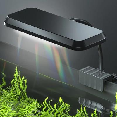 Full Spectrum Aquatic Plant High Intensity Aquarium Lamp Aquatic Plant Lighting Lamp Black Clamp Light Energy Saving Universal