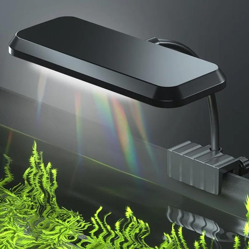 Full Spectrum Aquatic Plant High Intensity Aquarium Lamp Aquatic Plant Lighting Lamp Black Clamp Light Energy Saving Universal