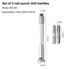 Nail Drill Pierce Bit For Jewelry Open Ring Nail Art Decorative Piercing Tungsten Steel Grinding Head Precise Hole Punching Tool