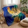 Pătură Flanelă Imprimată France Football Prietenoasă cu Pielea Caldă Decorative Pătură pentru Canapea Pat Interior Utilizare Zilnică