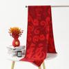 Women's Thickened Warm Red Jacquard Scarf 2026 - Imitation Cashmere, Versatile Winter Style