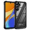 For Samsung Galaxy A15 4G/5G Phone Case Hybrid PC+TPU Back Cover with Alloy Lens Frame