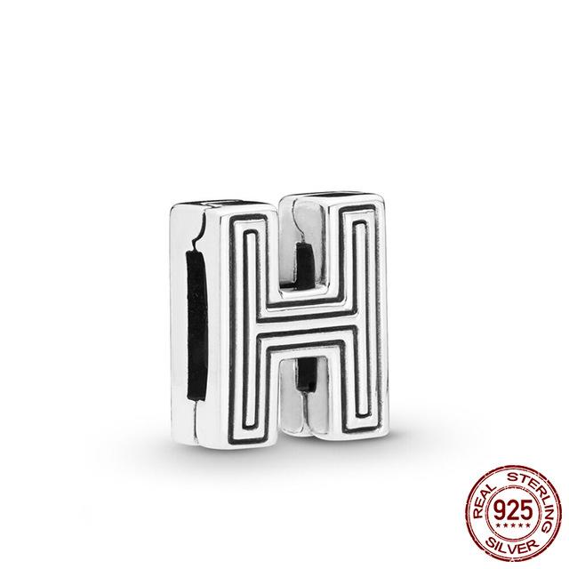 New Copper A-Z26 English Letter Bonded Beads That Can Be Freely Combined Are Fit For Flat Bracelets Diy Fine Jewelry