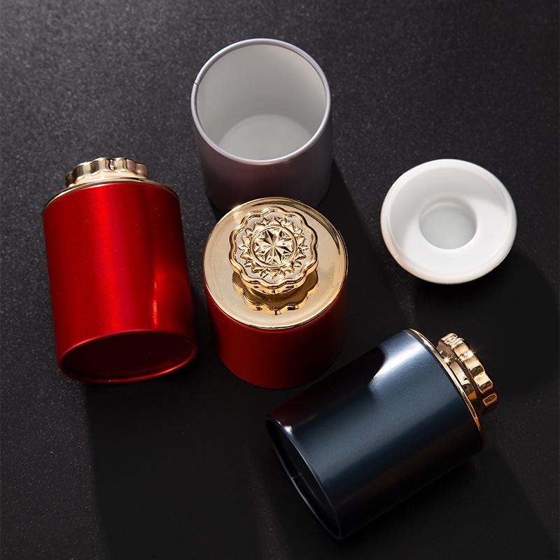 1Pc Creative Mini Empty Tea Tin Can Household Tea Sealed Jar Portable Travel Small Tea Box Metal Storage Can