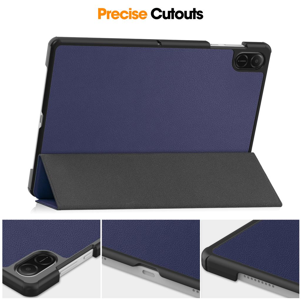 For Samsung Galaxy Tab A11+/A9+ Case with Kickstand Strap Anti Drop PC + Silicone Tablet Cover