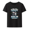 Funny Husband And Wife Fishing Partners For Life Print Tshirt Unisex Summer Hipster Streetwear Oneck Tshirt Oversized T Shirt