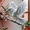 1/2/3PCS Hanging Acrylic Bird Pendant Ornament Dream Suncatchers Window Stained Birds Hummingbird Stained Window Hanging Crafts