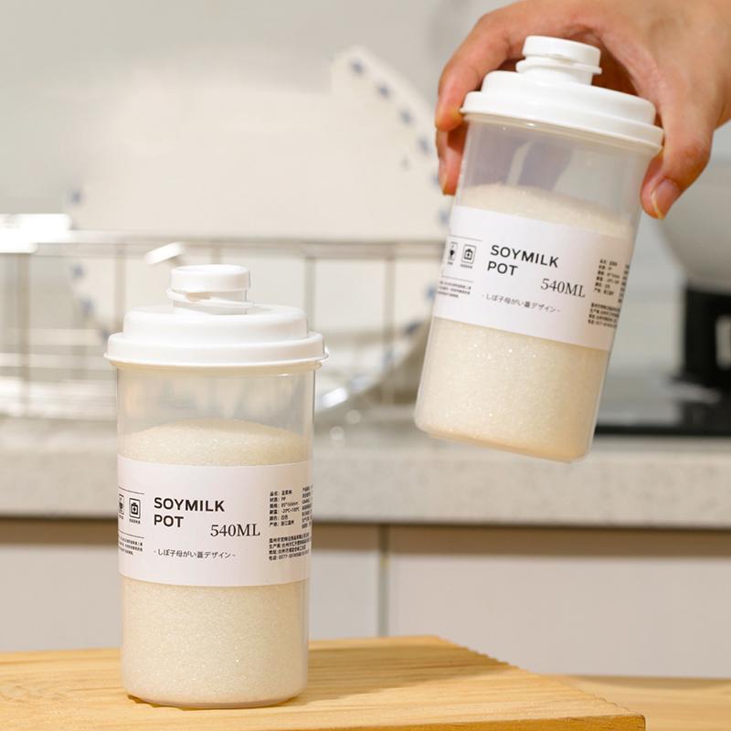 Storage Bottle White Granulated Sugar Sealed Storage Tank Kitchen Packaging Starch Special Storage Moisture-Proof Container
