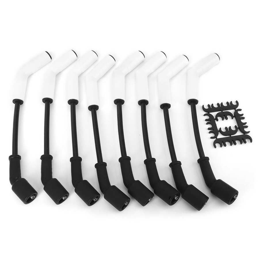 Set cablu de aprindere Sârmă bujie Cablu de aprindere din ceramică de înlocuire 9070C Se potrivește pentru mașină cu motoare GM LS/LT