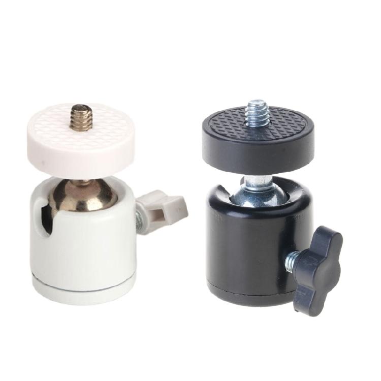 Swivels Ballhead with 1/4 Screw Camera Hot Shoe Mount for Cameras Camcorders Smartphones LED Video Light Accessories