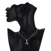 New Fashion Silver Color Pendant Ladybug Charm Necklaces Cute Insect Ladybird Animal Jewelry Rhinestone Lovely Necklace Gifts