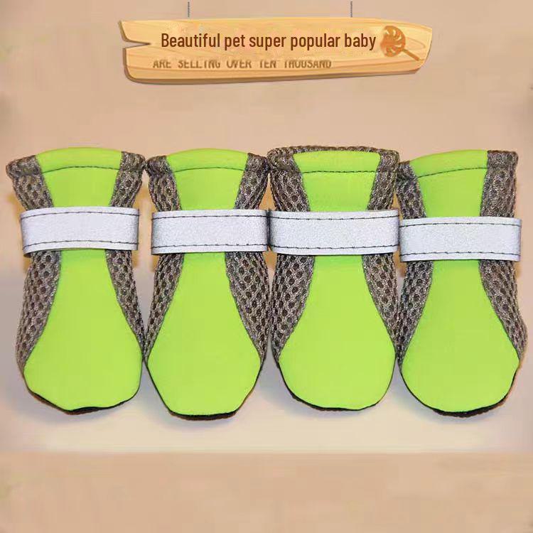 Breathable Mesh Dog Shoes for Small Breeds - Bichon, Teddy, Anti-Dirt Covers for Spring To Autumn