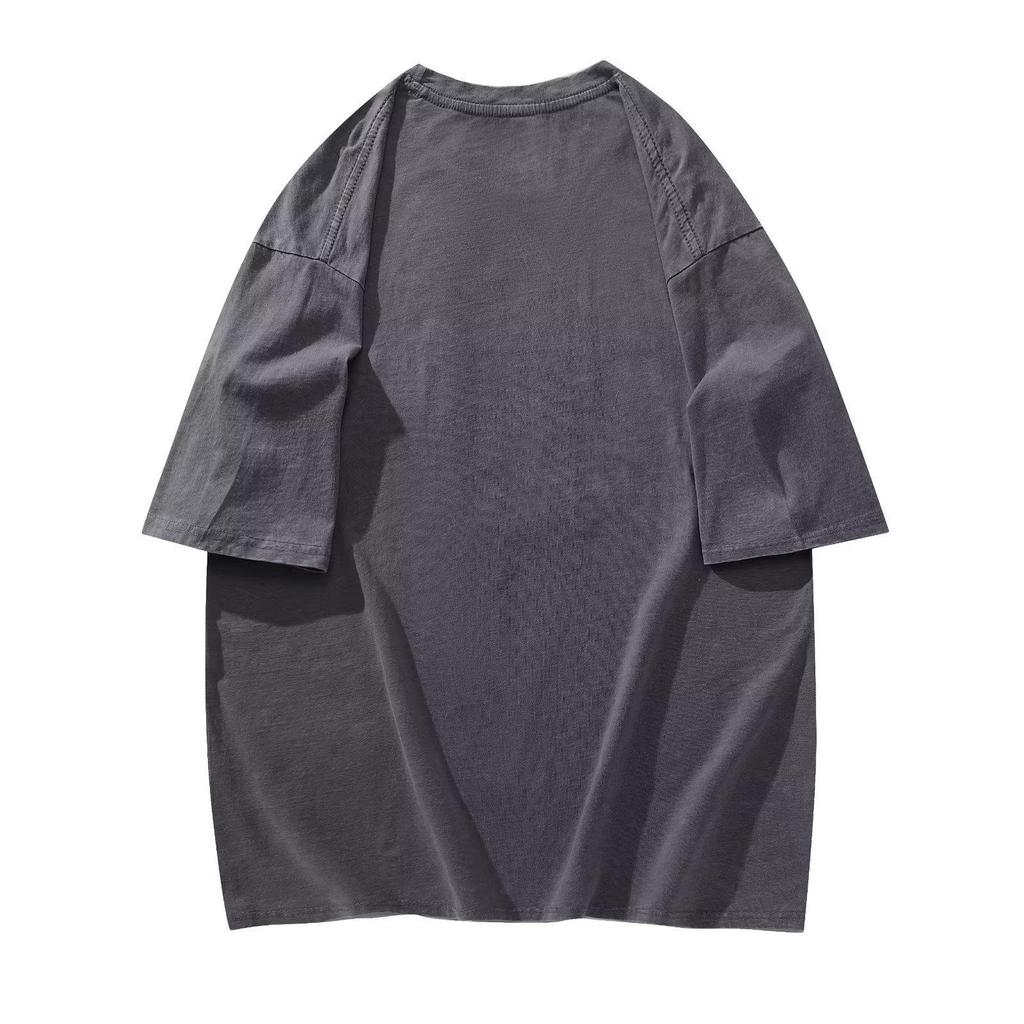 Tricou Trendy Retro Tie-Dye Oversized cu Mânecă Scurtă - Stil Unisex de Vară