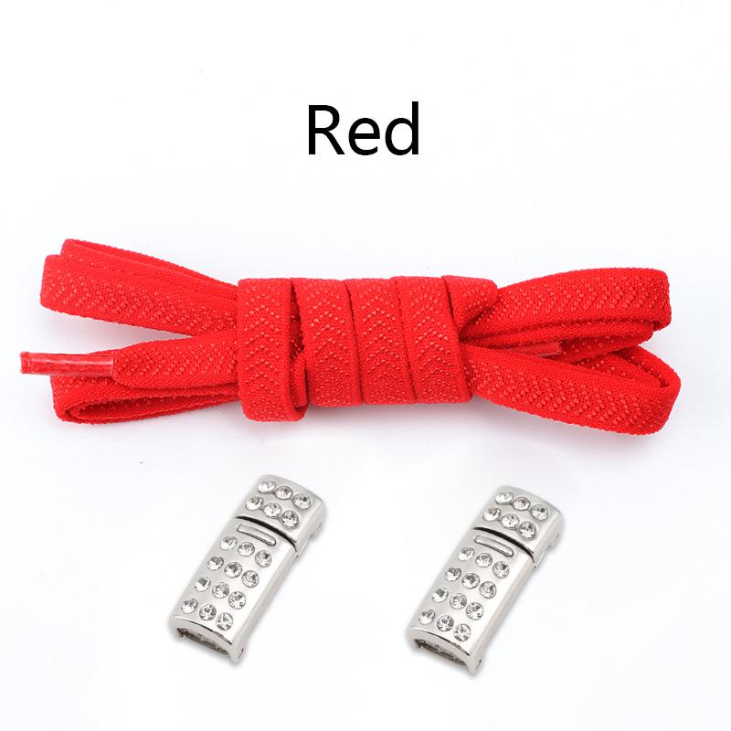 Nuovi Laccetti Magnetici a Chiusura a Diamante senza lacci Bambini Adulti Laccetti Elastici Scarpe da Ginnastica 8mm Scarpe Basse Senza Laccio Accessori per Scarpe