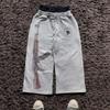 ROADVIBE Y2K High-Waisted Printed Embroidered Street Guard Pants Spring Summer Casual Straight Leg Double Waist Design Fashionable